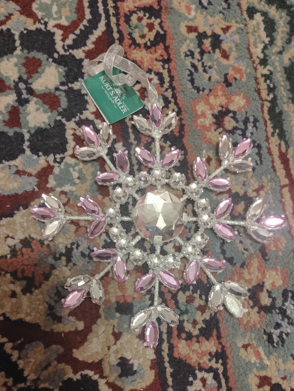 Kurt Adler Snowflake Ornament